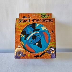 Disney Stitch Ceramic Halloween Coasters
